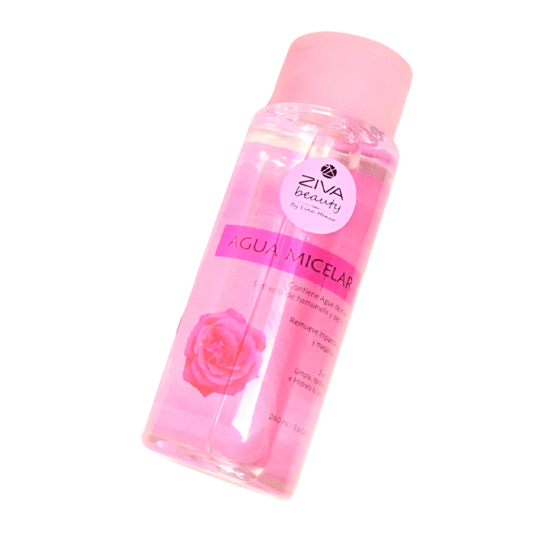 Agua micelar de rosas